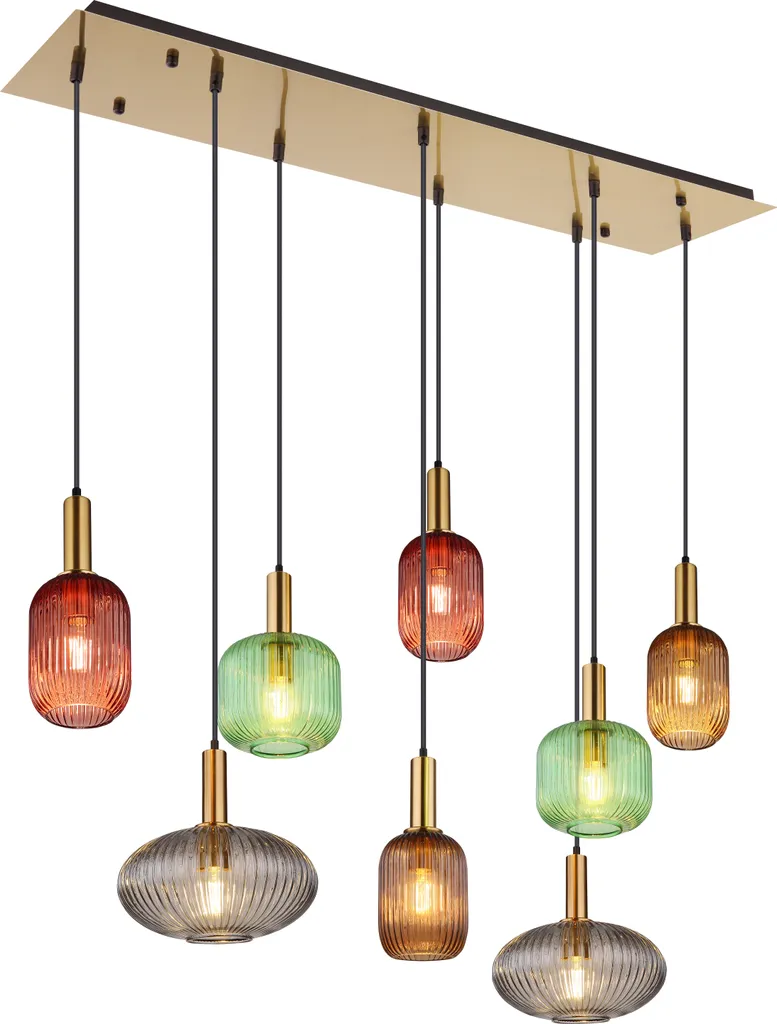 B-Ware Globo Lighting Normy Hängeleuchte Pendelleuchte Metall messingfarben modern