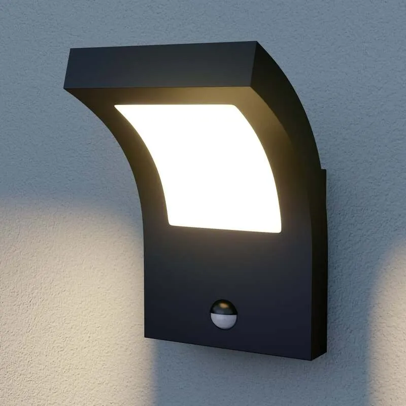 B-Ware Arcchio Außenleuchte Wandlampe LED Außenbeleuchtung Bewegungsmelder grafitg77