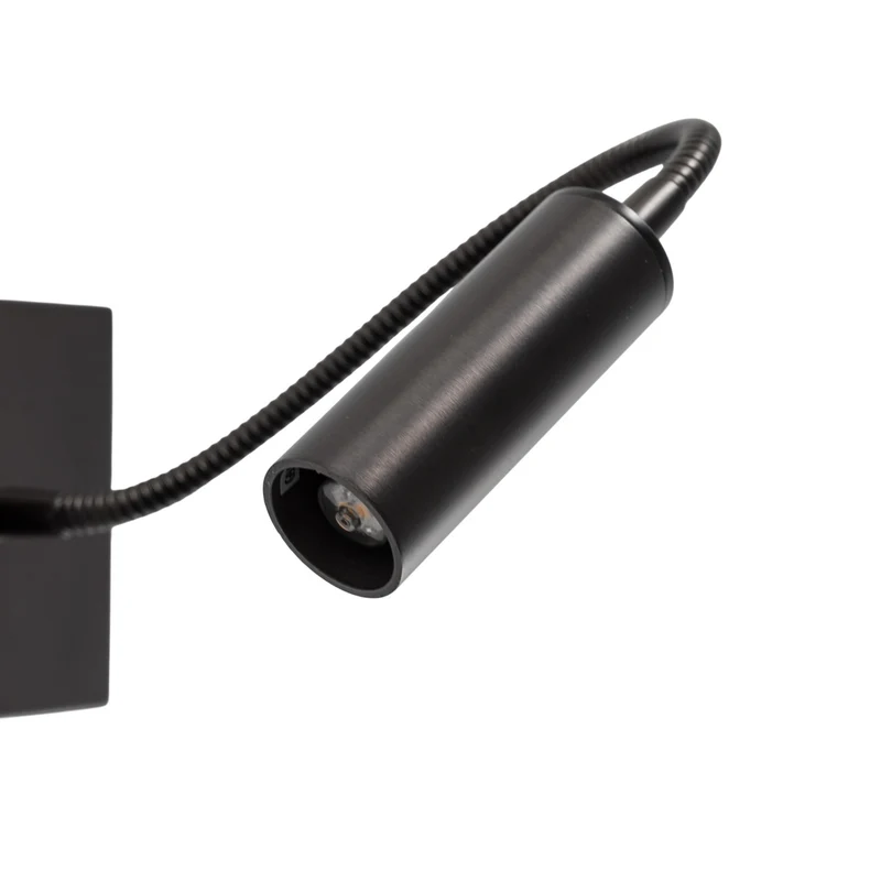 B-Ware Argon Ojos Wandlampe Leselampe G9 anthrazit verstellbar 33 cm Stahl mit Schal483