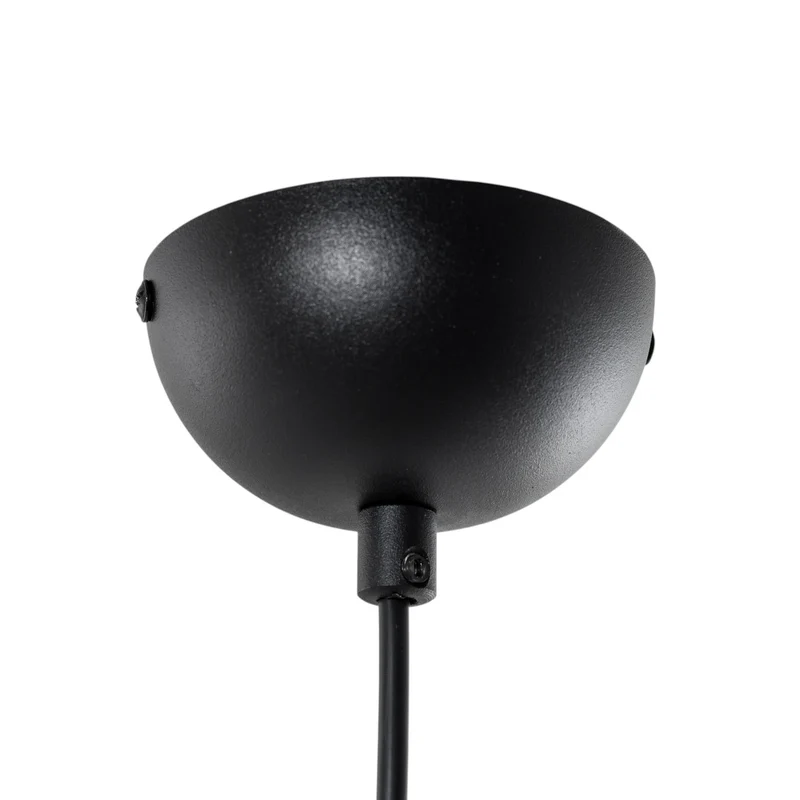 B-Ware Berceste Hängeleuchte Pendelleuchte Metall schwarz gold Lampenschirm 30cm