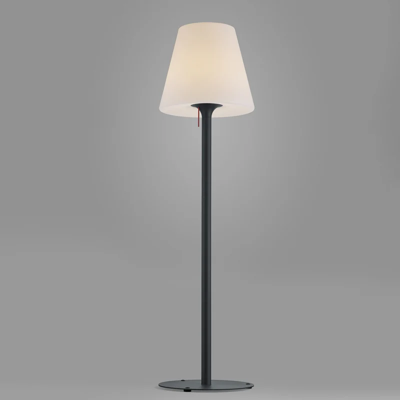 B-Ware Helestra Außenstehleuchte Moris-XL Gartenleuchte Lampe graphit 184cm IP44 1x40W