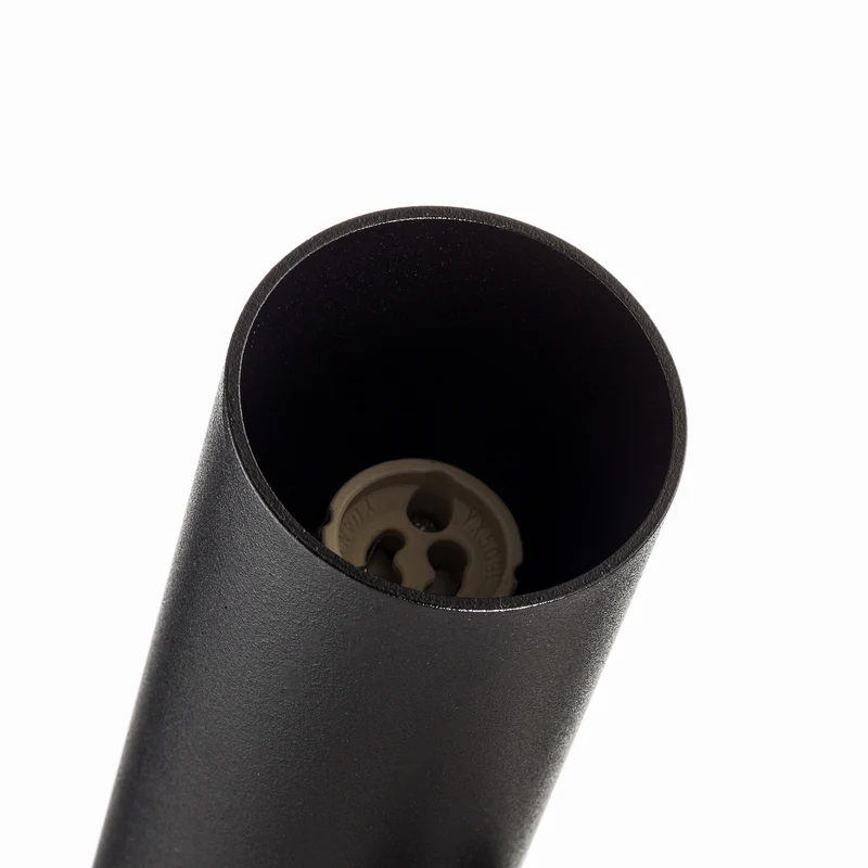 B-Ware Wandleuchte Tube up/down schwarz LED Wandlampe dimmbar Stahl 30cm 2x40W IP20