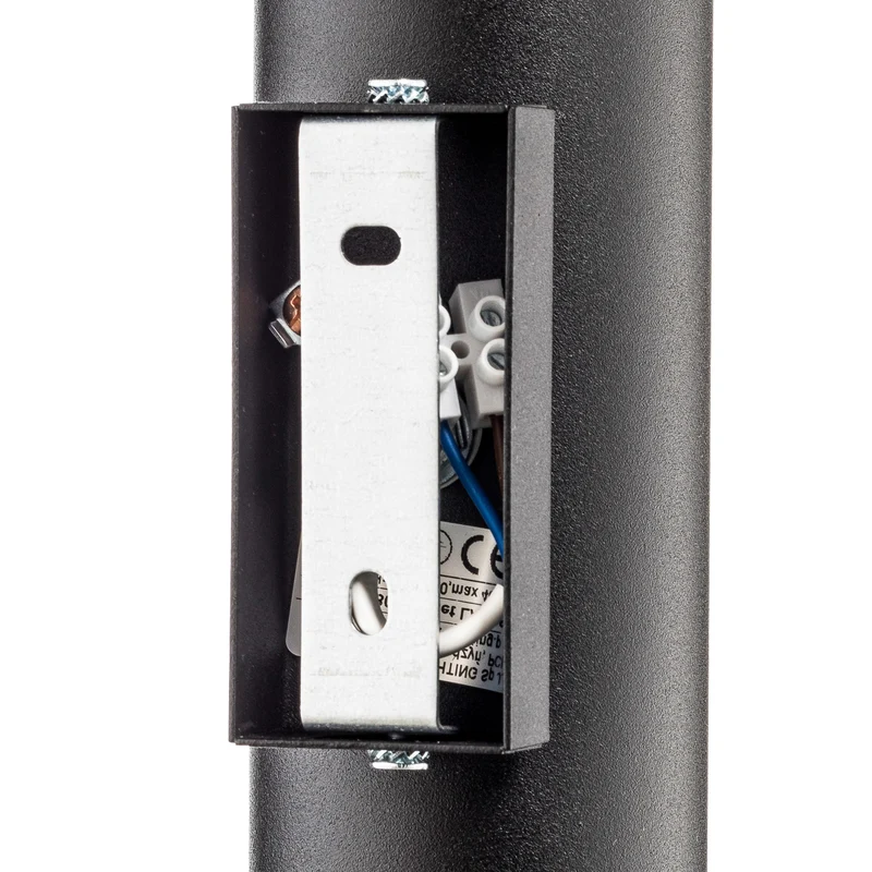 B-Ware Wandleuchte Tube up/down schwarz LED Wandlampe dimmbar Stahl 30cm 2x40W IP20
