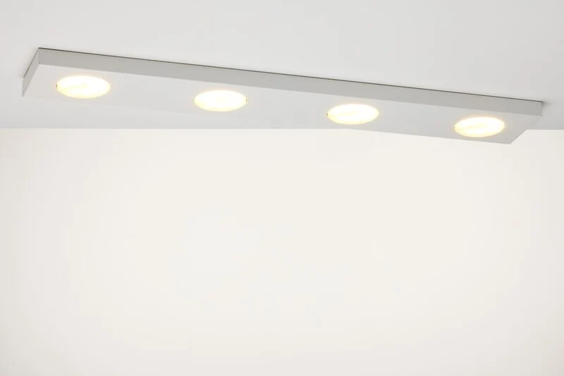 B-Ware Deckenleuchte Sigma HERO 4x GX53 LED Lampe moderne Leuchte weiß Ø75cm 41502