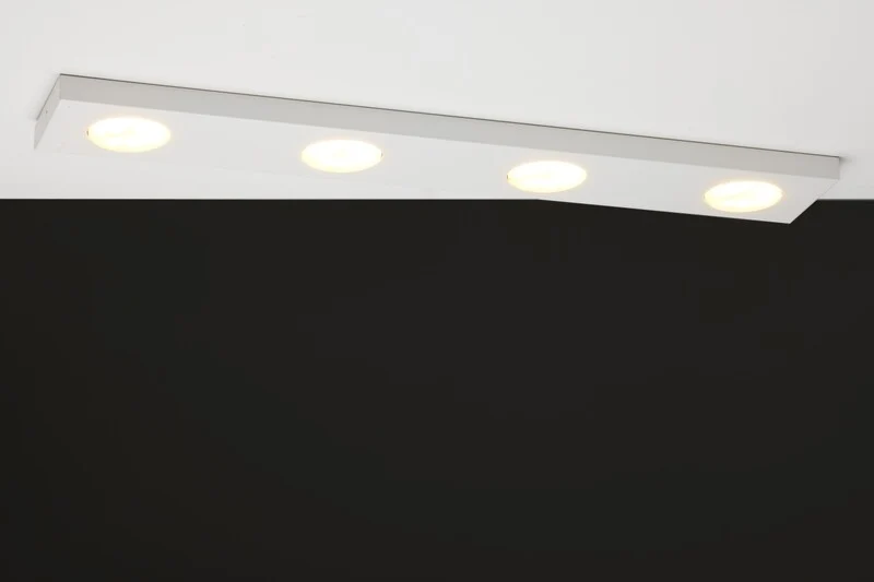 B-Ware Deckenleuchte Sigma HERO 4x GX53 LED Lampe moderne Leuchte weiß Ø75cm 41502