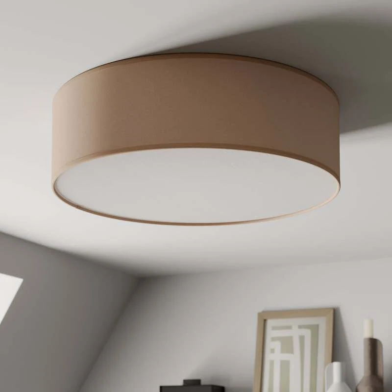 B-Ware TK-Lighting Deckenleuchte Rondo LED Lampe dimmbar beige Ø45cm 4-flammig Metall