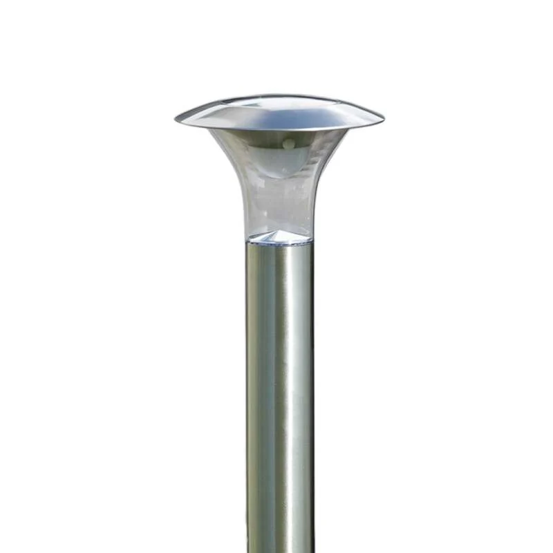 B-Ware Lindby Solar-Gartenleuchte Jolin LED Außenleuchte Edelstahl 66cm IP44