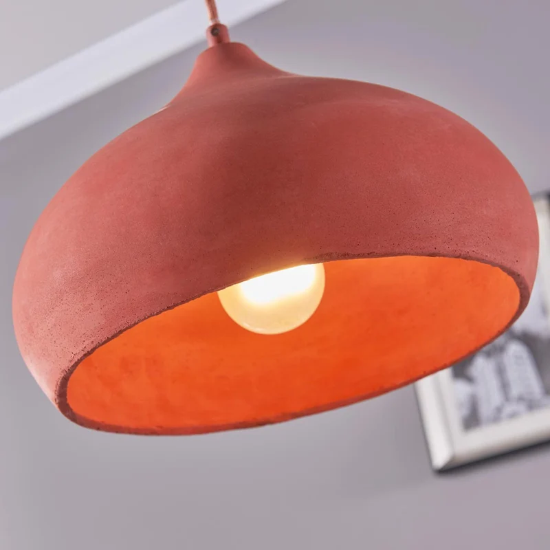 B-Ware Lindby Terracotta-Pendelleuchte Fiona Hängeleuchte Deckenlampe Lampe E27 ora730