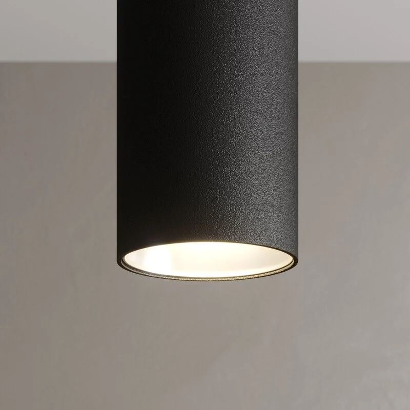 B-Ware Arcchio Pendelleuchte Hängelampe LED Franka schwarz Aluminium lang