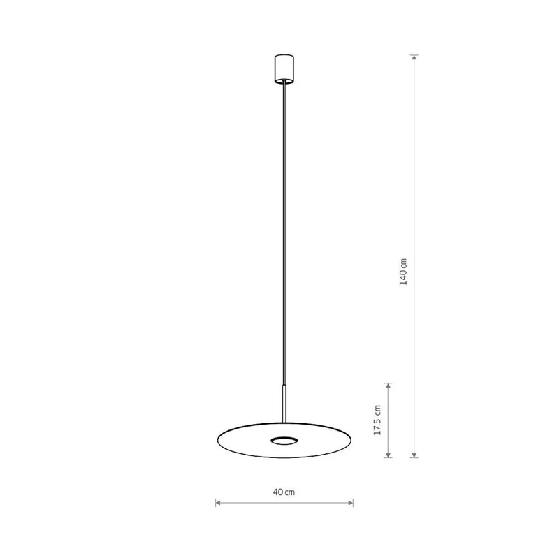 B-Ware Nowodvorski Pendelleuchte Hängelampe SIMONE GX53 LED weiß rund Ø 40 cm Lampe