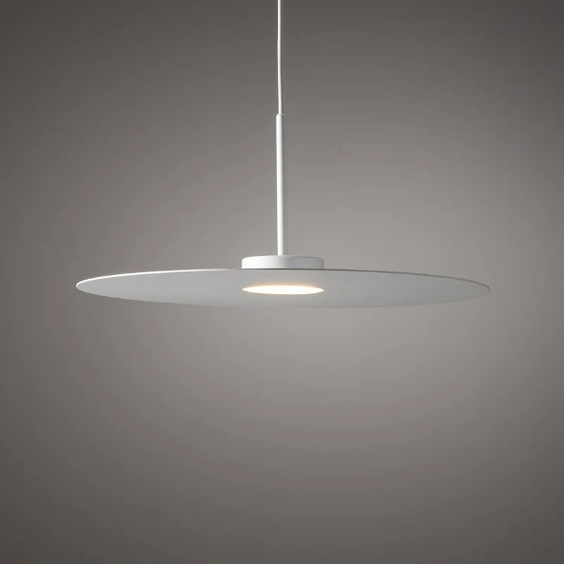 B-Ware Nowodvorski Pendelleuchte Hängelampe SIMONE GX53 LED weiß rund Ø 40 cm Lampe