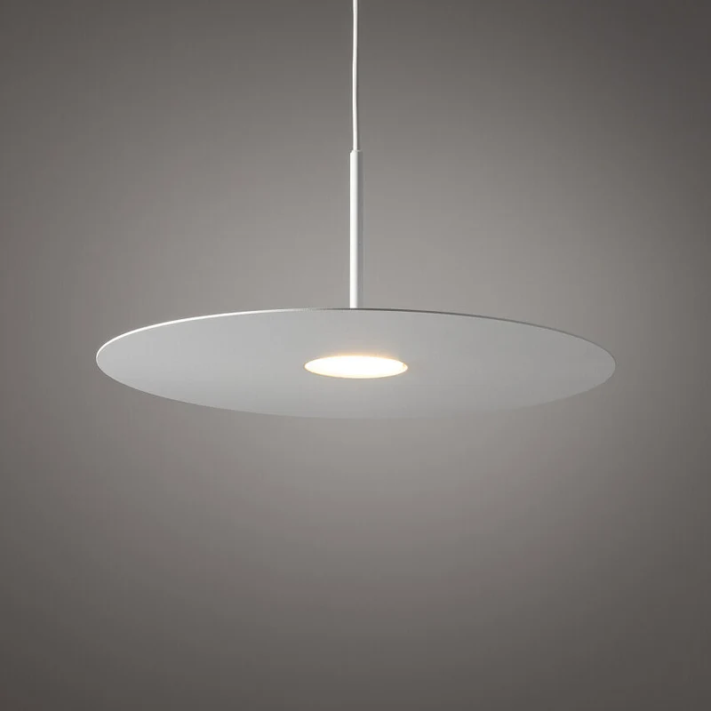 B-Ware Nowodvorski Pendelleuchte Hängelampe SIMONE GX53 LED weiß rund Ø 40 cm Lampe