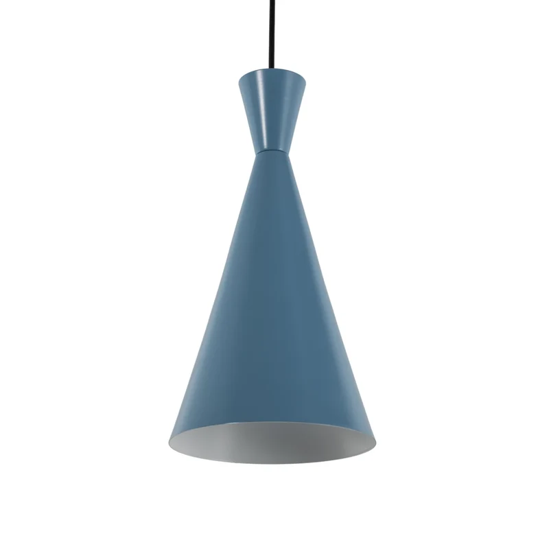 B-Ware Hängeleuchte Tom Pendelleuchte Metall hellblau Leuchte Lampe E27 LED Tisch Theke
