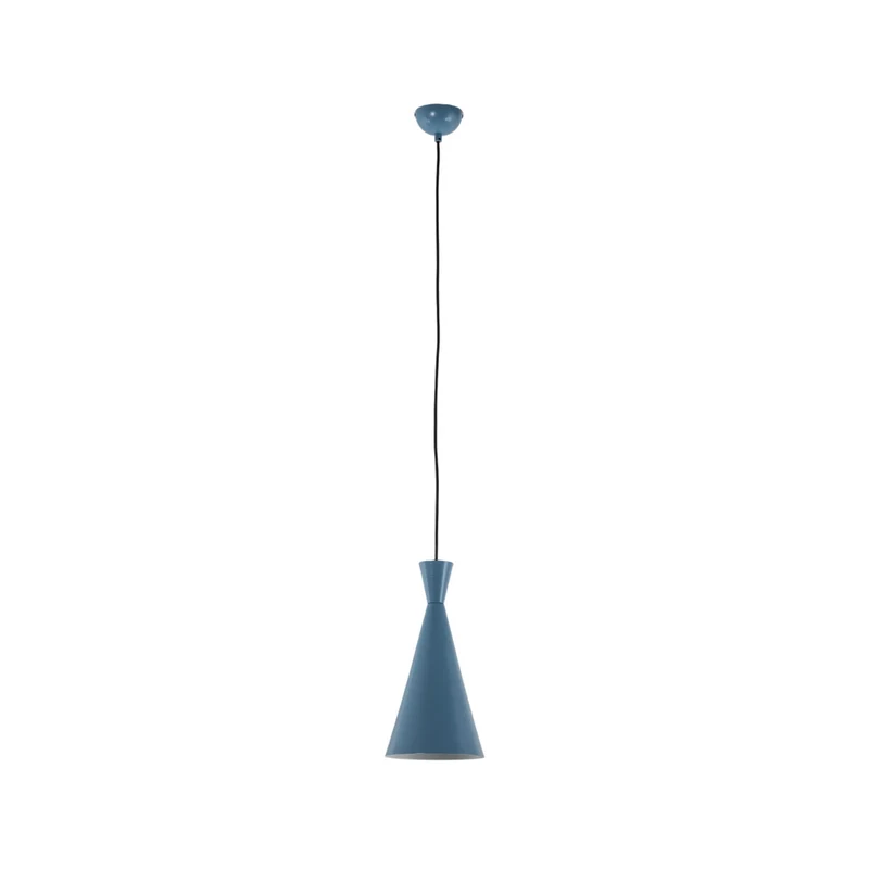 B-Ware Hängeleuchte Tom Pendelleuchte Metall hellblau Leuchte Lampe E27 LED Tisch Theke