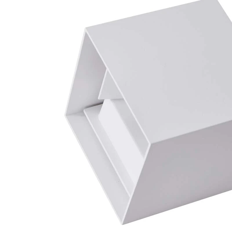 B-Ware Lindby LED-Außenwandleuchte Nivar eckig weiß Metall IP54 5,4 W 360 lm