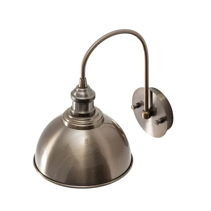 B-Ware Opviq Wandleuchte Saglam altmessing 36 cm dimmbar Metall für Innenräume