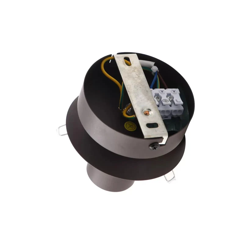 B-Ware Lindby Deckenlampe Valentina rauchgrau rund Ø 25 cm dimmbar E27
