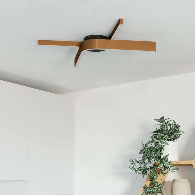 B-Ware EGLO FOLCINO-Z MATTER Ceiling Lamp 640x400 RGB/CCT 3720lm Black/bronze