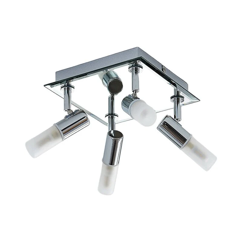 B-Ware Lindby Bad-Deckenlampe Zela Deckenlampe Lampe 4-flammig G9 32 x 32 cm chrom650