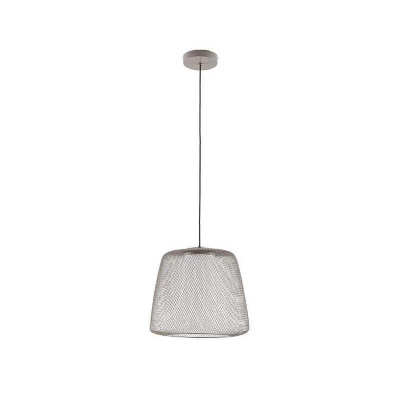B-Ware Lucande Außenhängelampe Korvyn LED Gartenleuchte dimmbar grau IP44 Ø50cm