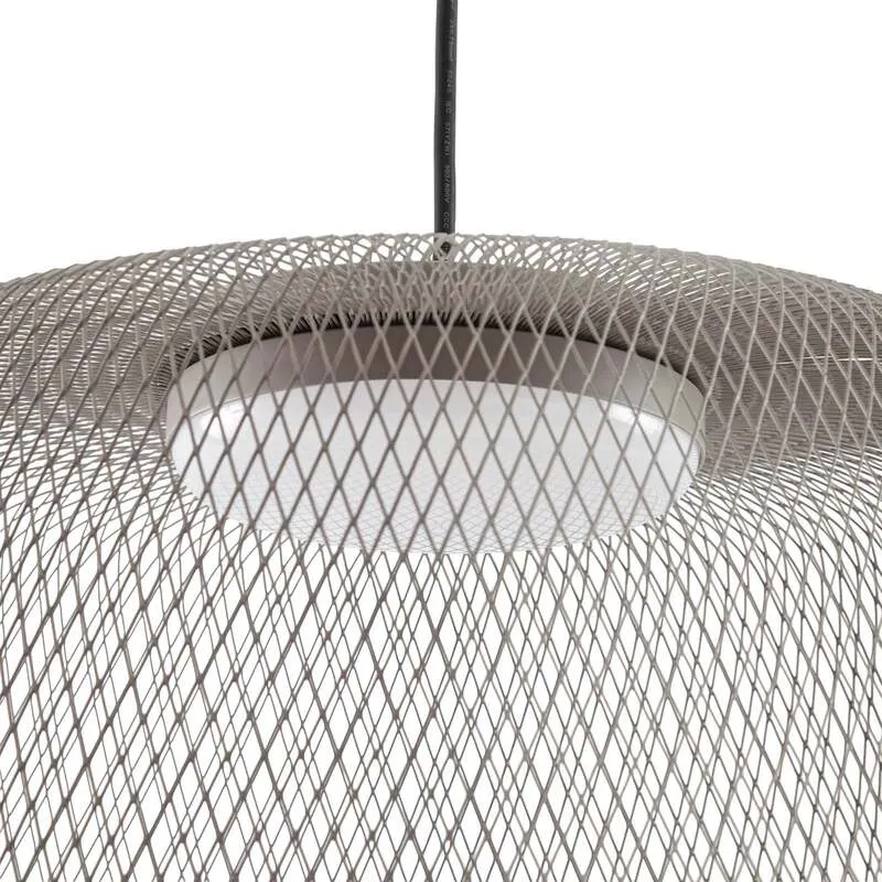 B-Ware Lucande Außenhängelampe Korvyn LED Gartenleuchte dimmbar grau IP44 Ø50cm