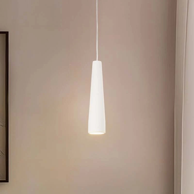 B-Ware Euluna Hängeleuchte Lectra LED Pendelleuchte dimmbar Keramik weiß 32cm hoch