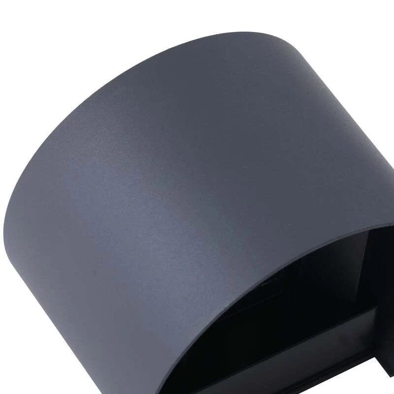 B-Ware Lindby Außenwandleuchte Gartenlampe Dara LED dimmbar CCT RGB dunkelgrau IP54