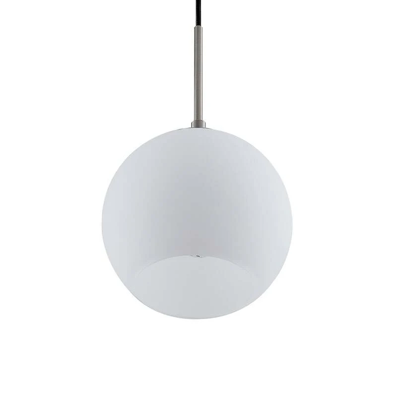 B-Ware Lindby Hängelampe Hängeleuchte Jurian LED Pendelleuchte dimmbar nickel opal