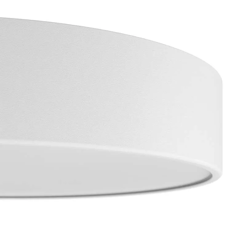B-Ware Deckenleuchte Cleo LED Lampe dimmbar Stahl Glas weiß Ø30cm IP20 E27 2-flammig