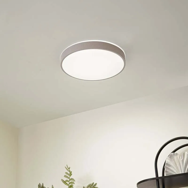 B-Ware Lindby Deckenleuchte Deckenlampe LED Zylo beige dimmbar Kunststoff Metall 49 cm