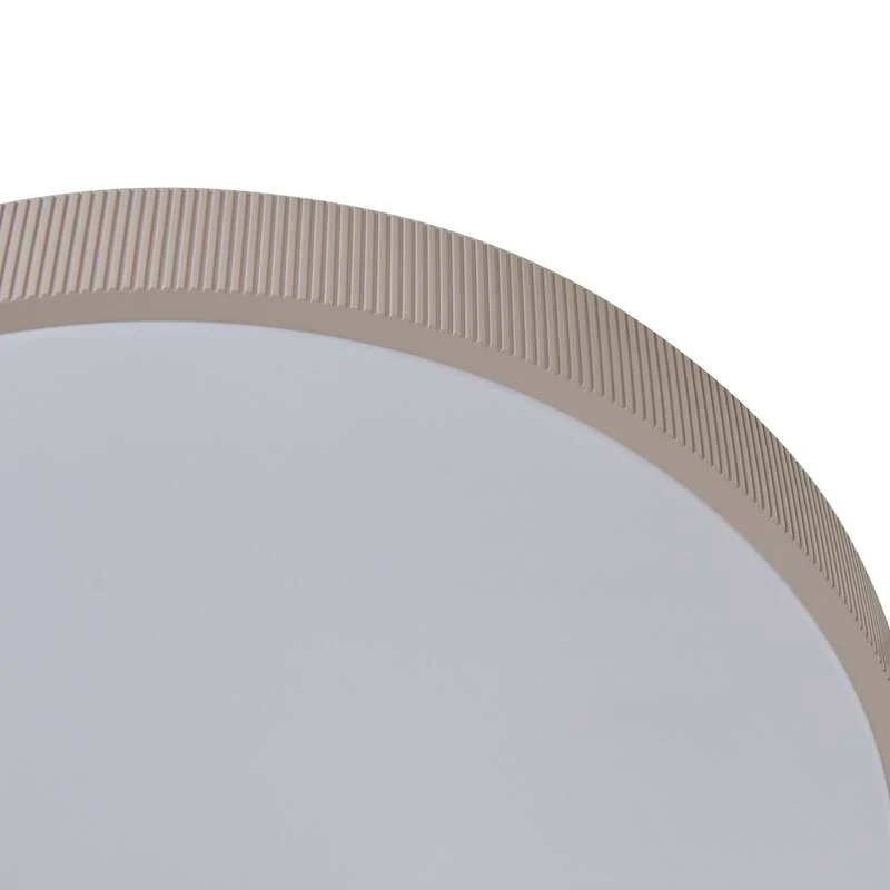 B-Ware Lindby Deckenleuchte Deckenlampe LED Zylo beige dimmbar Kunststoff Metall 49 cm