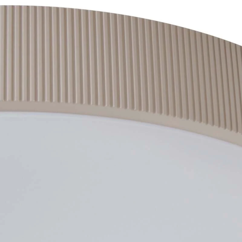 B-Ware Lindby Deckenleuchte Deckenlampe LED Zylo beige dimmbar Kunststoff Metall 49 cm