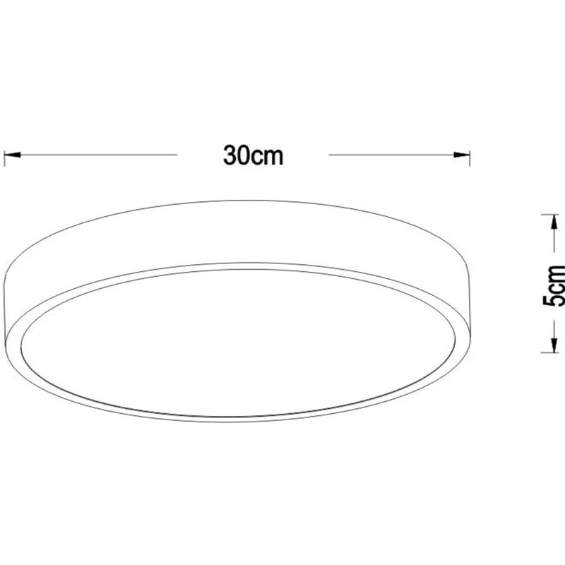 B-Ware Lucide Deckenleuchte Lamp Unar LED gold matt Metall Acryl 30 cm dimmbar