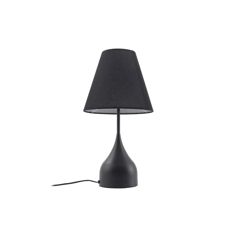 B-Ware Lucande Tischleuchte Luoti LED Lampe Tischlampe schwarz 57cm hoch Ø 30cm Lampe