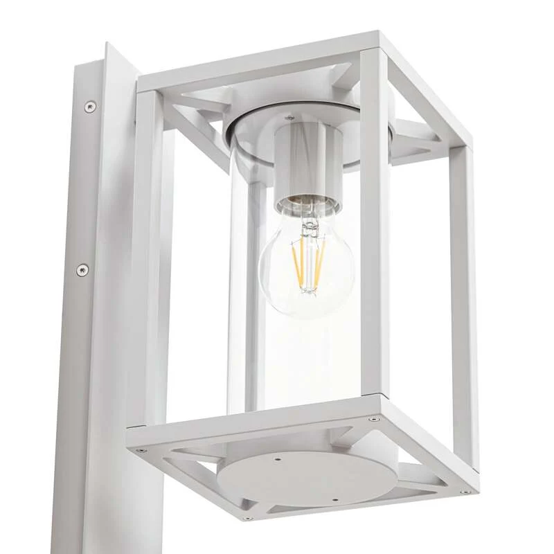 B-Ware Lucande Außenwandleuchte Ferda LED Gartenlampe Wandleuchte dimmbar grau IP44
