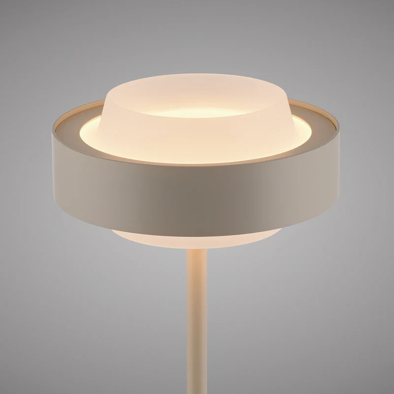 B-Ware Schöner Wohnen Tischlampe Elmo LED dimmbar beige 3000K Touchdimmer 36,5cm Lampe