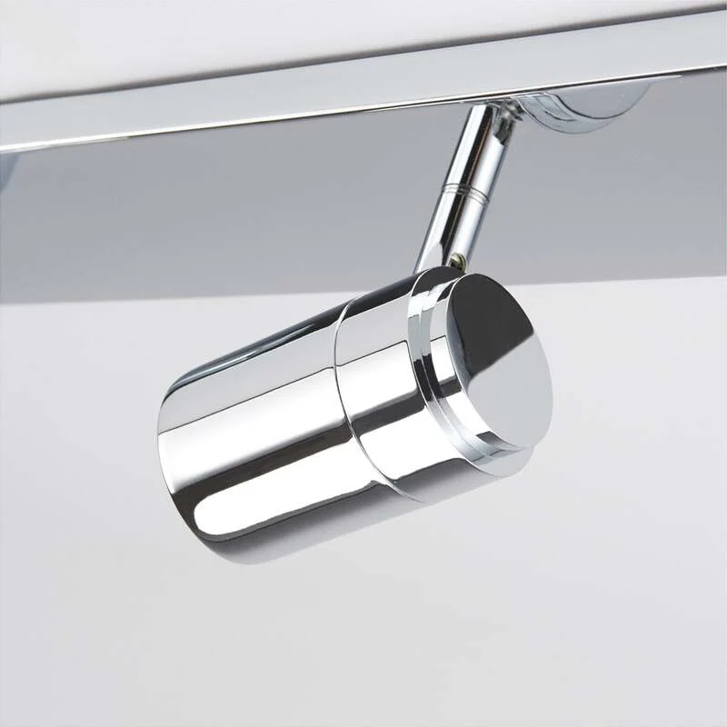 B-Ware Lindby Deckenleuchte Lampe Dejan LED 4-flg dimmbar chrom IP44 85x9cm Badezimmer