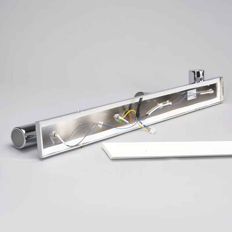 B-Ware Lindby Deckenleuchte Lampe Dejan LED 4-flg dimmbar chrom IP44 85x9cm Badezimmer