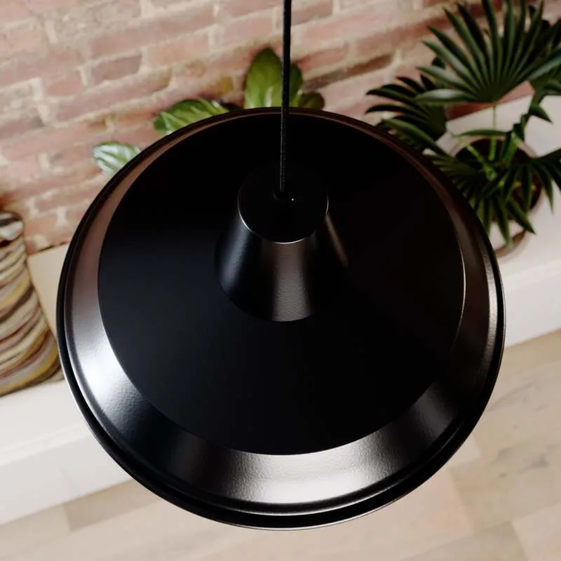 B-Ware Hängeleuchte Class LED Pendelleuchte dimmbar Lampe schwarz 36cm Ø, 100cm max.