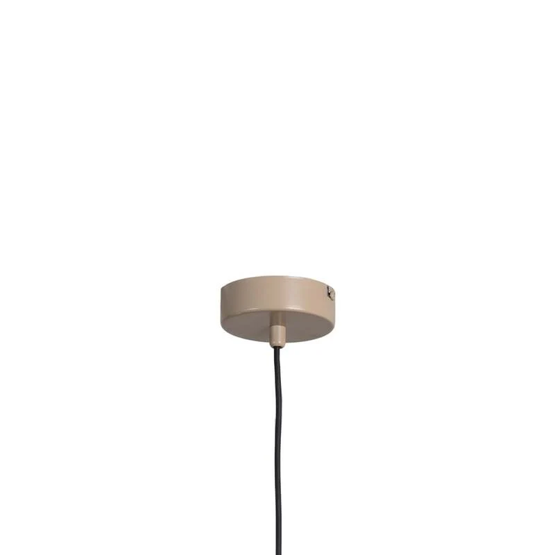 B-Ware Hängeleuchte Form 4 beige Metall 4-flammig E27 dimmbar 120 cm Aldex