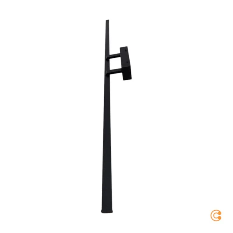 B-Ware FABAS LUCE Wandleuchte Nala LED Wandlampe Leuchte schwarz 110x6cm IP44 20W