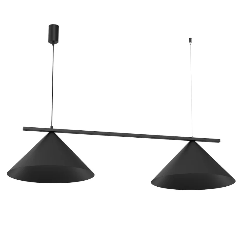 B-Ware Milagro Hängeleuchte CAPITAL 2x GX53 schwarz höhenverstellbar 500-900 mm