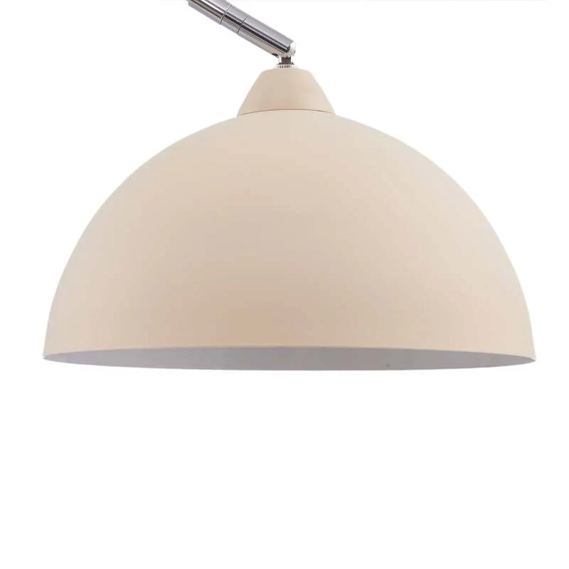 B-Ware Lindby Stehlampe Tonka beige Metall Marmor 180 cm E27 LED Stehleuchte Leuchte