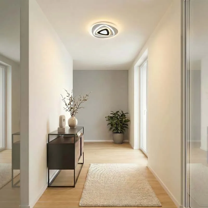 B-Ware Lindby Deckenleuchte Lampe Rebeka LED Fernbedienung weiß Wohnzimmer Esszimmer