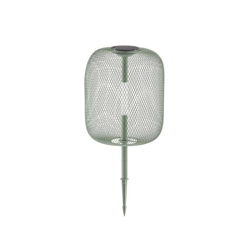 B-Ware Lucande Gartenleuchte Faylen LED Außenlampe dimmbar salbeigrün IP65 68cm USB