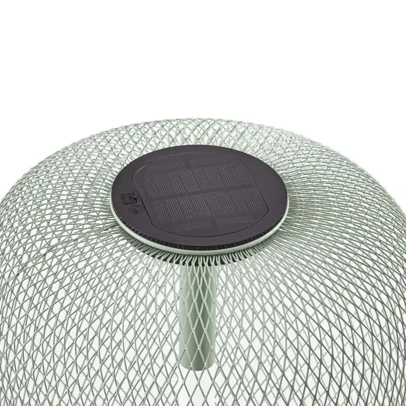 B-Ware Lucande Gartenleuchte Faylen LED Außenlampe dimmbar salbeigrün IP65 68cm USB