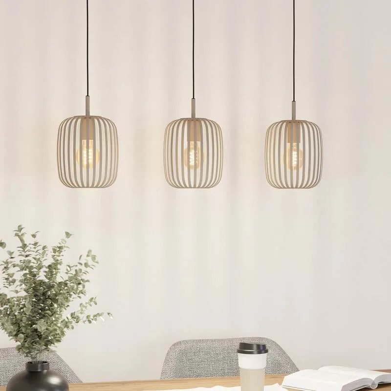 B-Ware ROMAZZINA Pendelleuchte sandfarben E27 IP20 900 mm Eglo Leuchten
