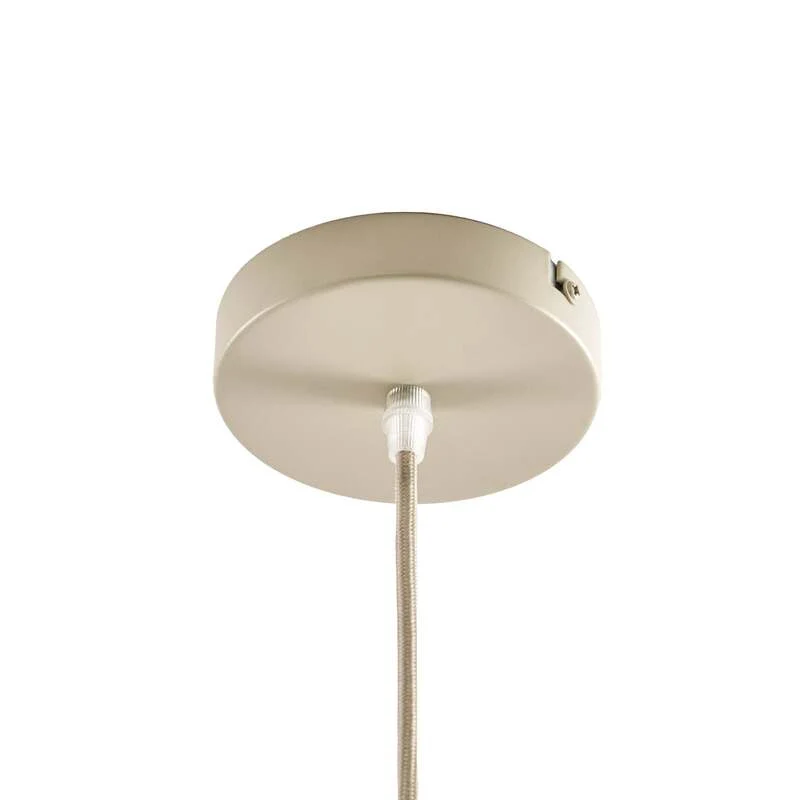 B-Ware Lindby Hängeleuchte Laverne LED Pendelleuchte Rattan dimmbar beige Ø40cm 35cm