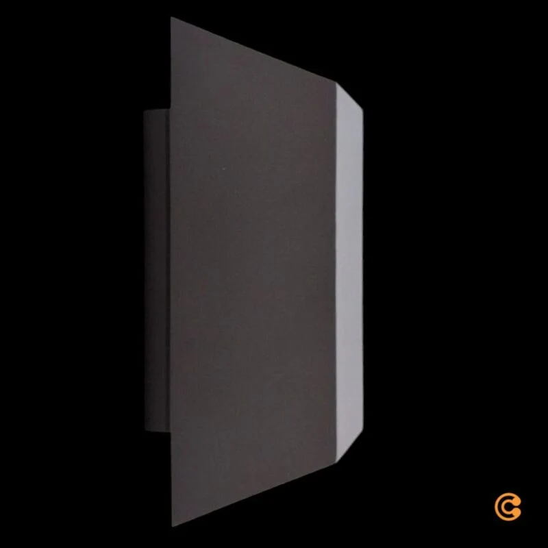 B-Ware Nordlux Wandleuchte Nico Square GU10 LED Lampe anthrazit 230V IP54 80x235mm