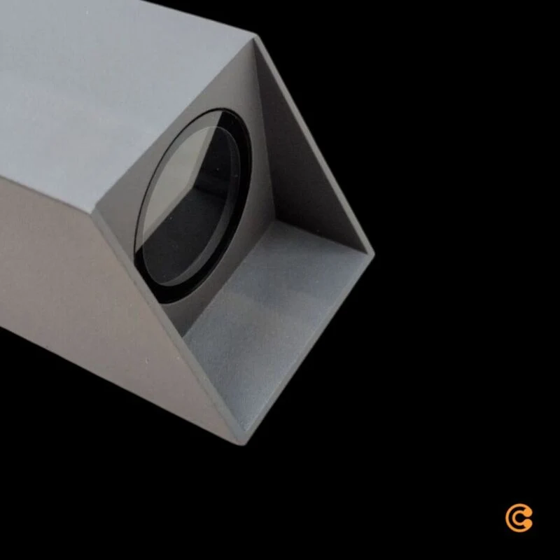 B-Ware Nordlux Wandleuchte Nico Square GU10 LED Lampe anthrazit 230V IP54 80x235mm